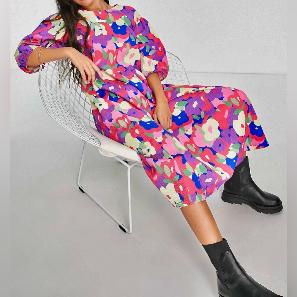 monki oversized cotton dress
